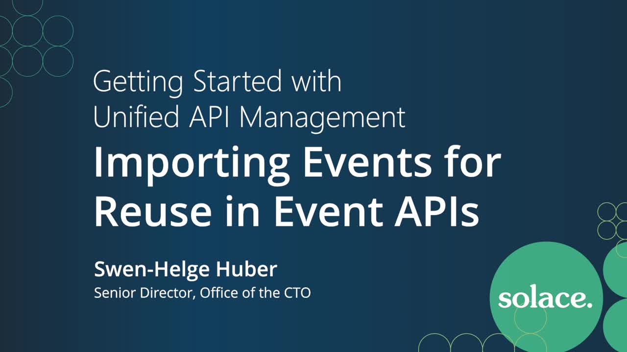 Importing Events via AsyncAPI