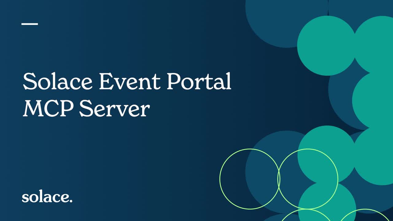 Solace Event Portal MCP Server - video